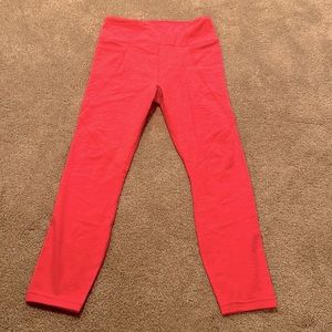 Neon pink legging